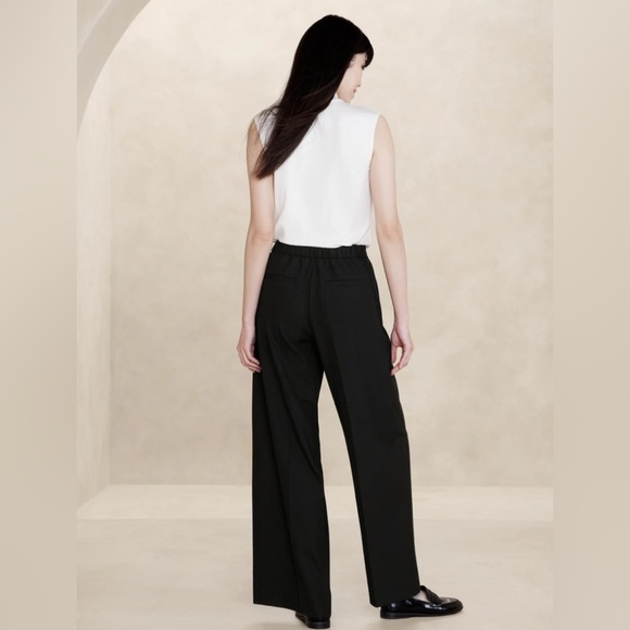 NWT! Banana Republic Black Hayden Wide-Leg Pant - Multiple Sizes🤎 - Picture 3 of 6